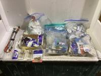 SHOP BOX OF MISC PLUMBING