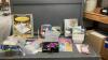 BOX OF SEWING & CRAFT SUPPLIES