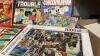 TOTE OF BOARD GAMES - RISK, CONCENTRATION, ROULETTE WHEEL, TROUBLE, PUZZLES - 2
