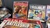 TOTE OF BOARD GAMES - RISK, CONCENTRATION, ROULETTE WHEEL, TROUBLE, PUZZLES - 3