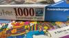 TOTE OF BOARD GAMES - RISK, CONCENTRATION, ROULETTE WHEEL, TROUBLE, PUZZLES - 6