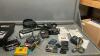 COLLECTION OF CAMERA'S - SONY CAMCORDER, UNDERWATER, CANON FILM, KODAK & LUMIX DIGITALS