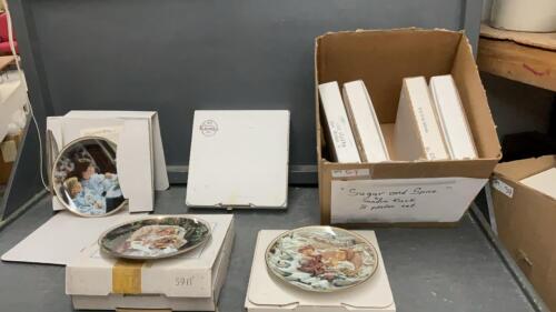 (8) &ldquo;SUGAR & SPICE&rdquo; COLLECTOR PLATES BY SANDRA KUCK