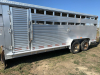 1994 KieferBuilt aluminum stock trailer - 2