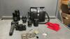 CANON FILM CAMERA W/ (3) EXTRA LENSES & FLASH