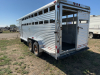 1994 KieferBuilt aluminum stock trailer - 3