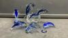 COLLECTION OF GLASS DOLPHINS