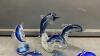COLLECTION OF GLASS DOLPHINS - 2
