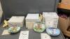 (4) MUSICAL CAROUSEL COLLECTOR PLATES - (2) HORSES MOVE UP & DOWN THE POLE