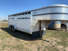 1994 KieferBuilt aluminum stock trailer - 7