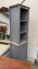 NARROW GREY CABINET W/ LOWER DOOR - 2