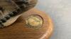 DUCKS UNLIMITED SASKATCHEWAN - SMALL DUCK ON WOOD BASE - 4