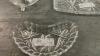 (3) PINWHEEL CRYSTAL PIECES - SMALL BOWL & (2) SMALL PICKLE DISHES - 3