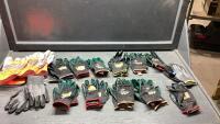 BAG OF ASSORTED GLOVES - LEATHER GLOVES + SUPER GLOVES