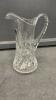 CRYSTAL WATER PITCHER - MADE IN GERMAN DEMOCRATIC REPUBLIC - 2