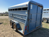 1996 Southland 16 foot bumper pull stock trailer - 3