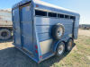 1996 Southland 16 foot bumper pull stock trailer - 4