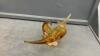 AMBER HEAVY GLASS PIECE - 3