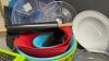 LARGE ASSORTMENT OF FOOD STORAGE AND SERVING PIECES - 9