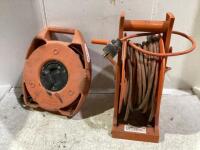 (2) ASSORTED EXTENSION CORD REELS