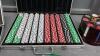 (2) CASES & CAROUSEL OF POCKER CHIPS - 3
