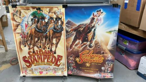 (2) CALGARY STAMPEDE POSTERS