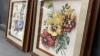(2) TOLLE ART FLORAL PICTURES - 2