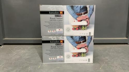 (2) BOXES KURAIDORI FOOD SAVERS