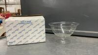 PRINCESS HOUSE GLASS COMPOTE ON PEDESTAL
