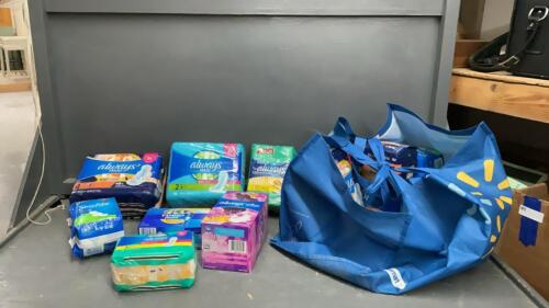 BAGFUL OF WOMEN&rsquo;S FEMININE PRODUCTS