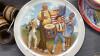 BOX OF HOUSEHOLD + DECOR - CHICKEN DISH, SMALL COOKIER JAR, COLLECTOR PLATE - 8