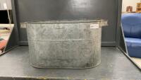 ANTIQUE GALVANIZED BOILER - NO LID
