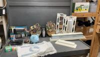 (2) BOXES W/ HOUSEHOLD ITEMS & DECOR