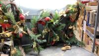 TOTE OF CHRISTMAS GREENERY
