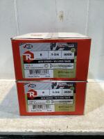 (2) BOXES OF RELIABLE DECK SCREWS 8" DIAMETER & 1-3/4" LENGHT (4000 QUANTITY)