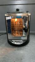 FRANKLIN CHEF VERTISSERIE PLUS CHICKEN ROASTER W/ STEAMER ON TOP