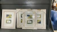 (4) MATCHING PICTURE FRAMES