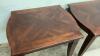 (2) MATCHING SIDE TABLES - 4