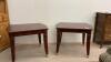(2) MATCHING SIDE TABLES - 6