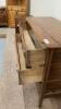 ANTIQUE 3-DRAWER DRESSER - 4