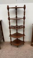 VILA'S VINTAGE CORNER SHELF UNIT