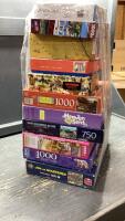 STACK OF PUZZLES - ASSORTED