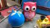 (2) ITEMS -ACTIVITY CENTER+ BOX W/ BLOCKS, TUNNEL, PIGGY BANKS, XYLOPHONE