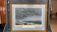 DUCKS UNLIMITED. &ldquo;LATE MIGRANTS&rdquo; CANADA GOOSE PRINT BY D.G. BRYNAERT