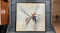 ABSTRACT OIL PICTURE ON CANVAS