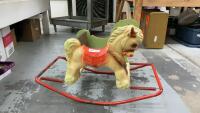 VINTAGE TODDLER SPRING & ROCKING HORSES - WITH BENCH SEAT