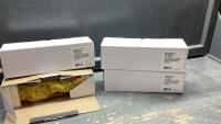 BOX W/(4) CARTRIDGES OF HP LASERJET PRO PRINTER INK