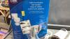 (2) ITEMS - RAISED TOILET SEAT WITH HANDLES + FLOOR TO CEILING GRAB BAR - 2
