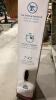 (2) ITEMS - RAISED TOILET SEAT WITH HANDLES + FLOOR TO CEILING GRAB BAR - 6