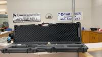 STEYR MANNLICHER HARD SIDED PADDED GUN CASE W/ KEYS AND CLEANING ROD